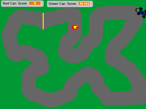 Cover for The Racing Game